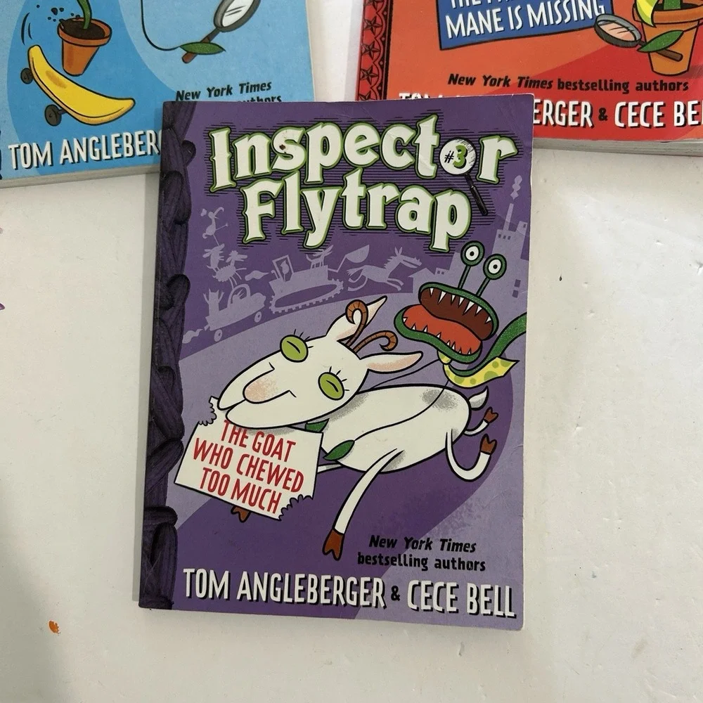Inspector Flytrap Series All 3 Books in Paperback Young Readers Graphic Novel